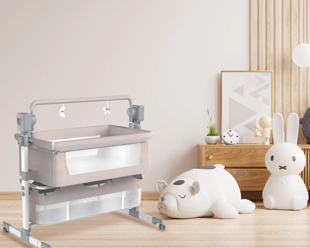 modern rocking bassinet